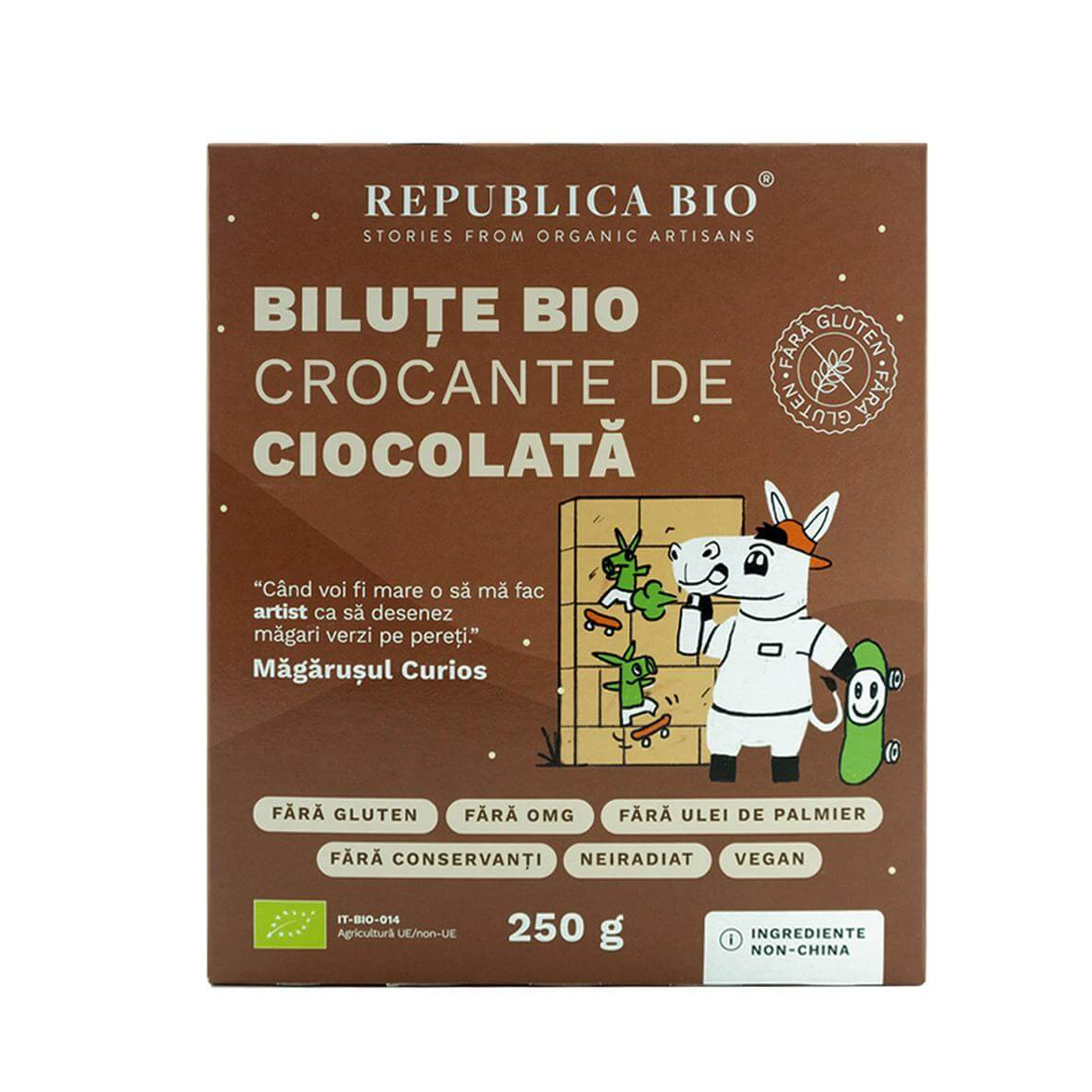 Bilute Bio crocante de ciocolata FARA GLUTEN